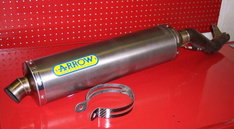 Arrow slip-on exhaust 05 06 gsxr 1000 stainless / titanium (?)