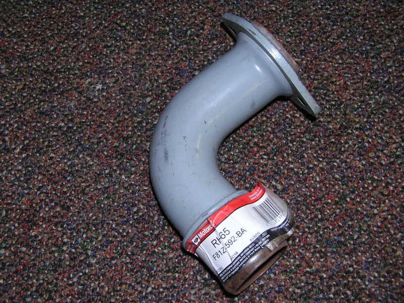 Motorcraft rh-65 thermostat housing, pipe elbow - ford # f81z 8592 ba