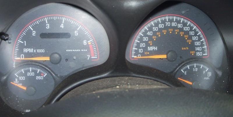 00 01 02 03 grand am speedometer us gt cluster 293922