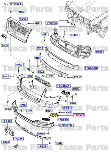 Brand new oem lh side front bumper support 2007-2010 ford explorer sport trac