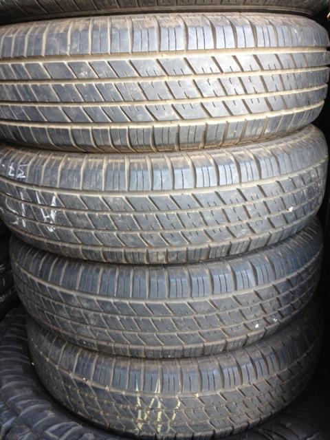 205/75/15 (4) used goodyear viva 2 tires