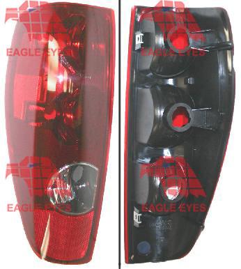 Chevy colorado 04-12 tail lamp lh, lens & housing