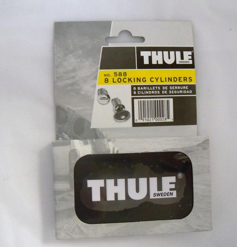 Thule locks 588 8 pack new