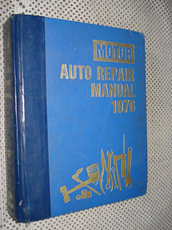 1969-1976 motors manual chevy service book ford dodge cuda vette mustang 70 71