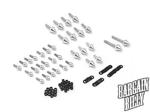 Suzuki hayabusa gsxr 1300 spike fairing bolts kit (1999-2007)