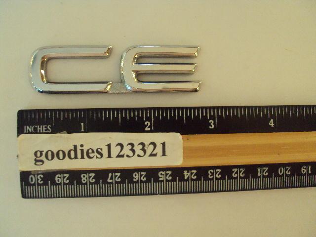 Toyota ce chrome emblem used 2 3/4" x 3/4"