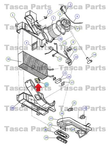 New oem mopar blower motor resistor 1998-2003 dodge ram van ram wagon #4885456ab