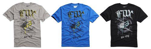 Fox racing mens basket case basic fit t-shirt 2013