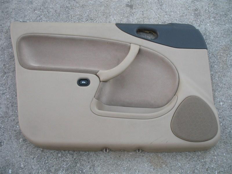 2000 saab 9-3 front left driver side inside door panel beige tan lh 99 00 01 02