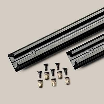 Surco r3600 roof rails aluminum black powdercoated 36" pair