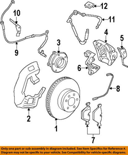 Bmw oem 34116785670 disc brake rotor/front brake rotor/disc