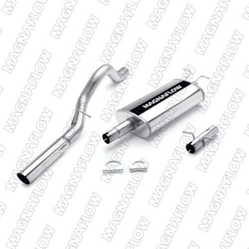 Magnaflow 15659 exhaust muffler-stainless steel cat-back system, mandrel-bent