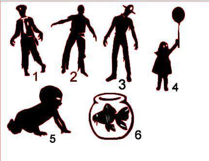 Zombie family   window sticker decal  