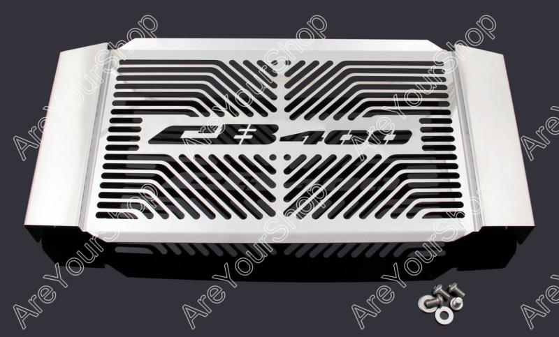 Radiator grille guard cover protector honda c400sf 92-98 cb400 vtec 1999-2010