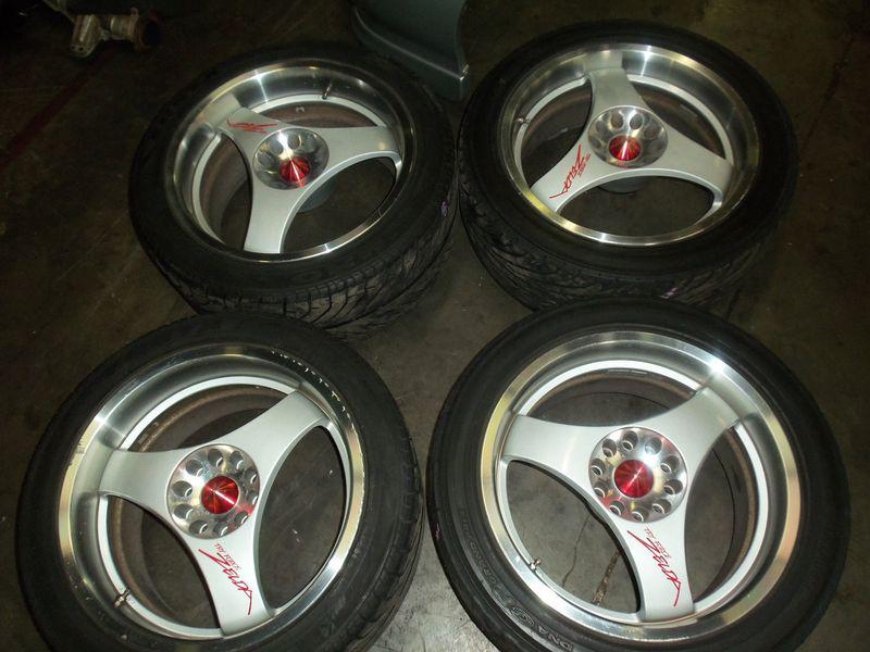 Nissan 300zx 240sx toyota supra wheels vesta try force zelda 17" tires jdm 5x114