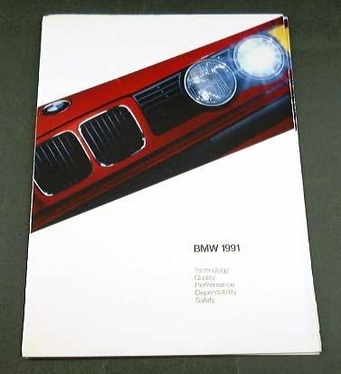 1991 91 bmw brochure 325ix 318i 850i 750il 535i 525i m3