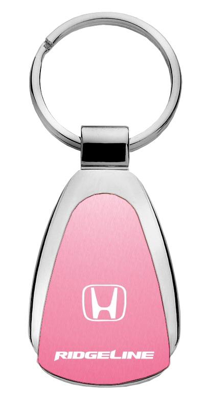Honda ridgeline pink tear drop key chain ring tag key fob logo lanyard