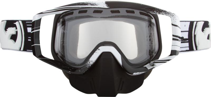 Dragon alliance vendetta snow goggles paintdrip/clear lens large