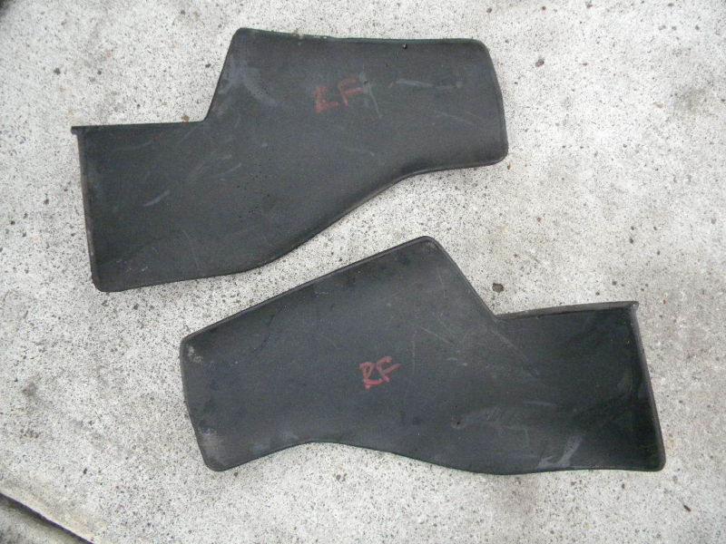 91 porsche 911 964 front brake air scoops ducts