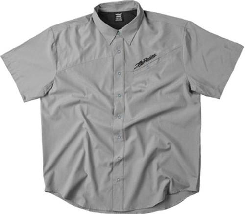 Fly racing button woven shirt