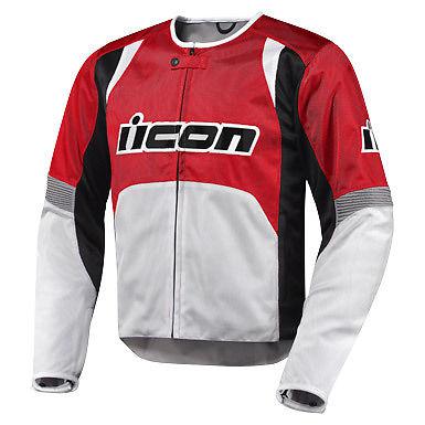 Icon jacket overlord textile red 3x 2820-1962