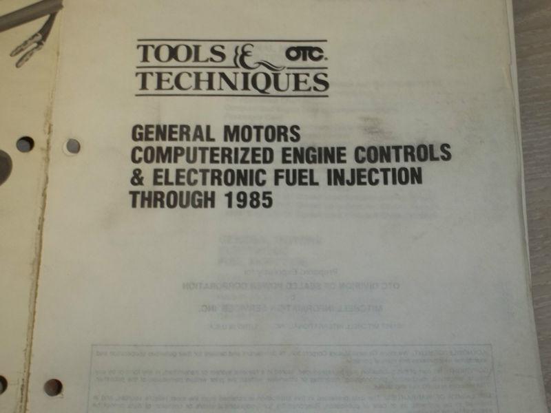 1981-1985 buick cadillac chevrolet olds pontiac computerized engine controls