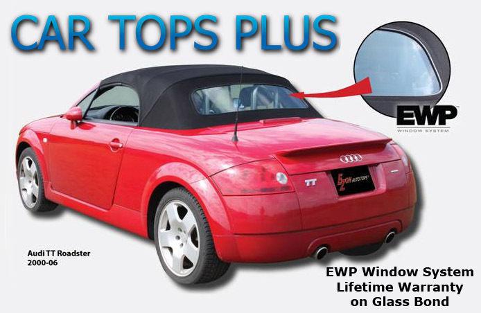 2000-2006 audi tt roadster convertible top with heated glass in stayfast cloth