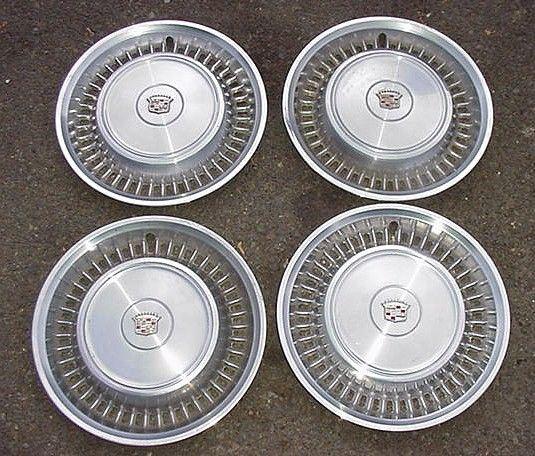 71 72 1971 1972 cadillac coupe & sedan deville / calais / limo original hubcaps