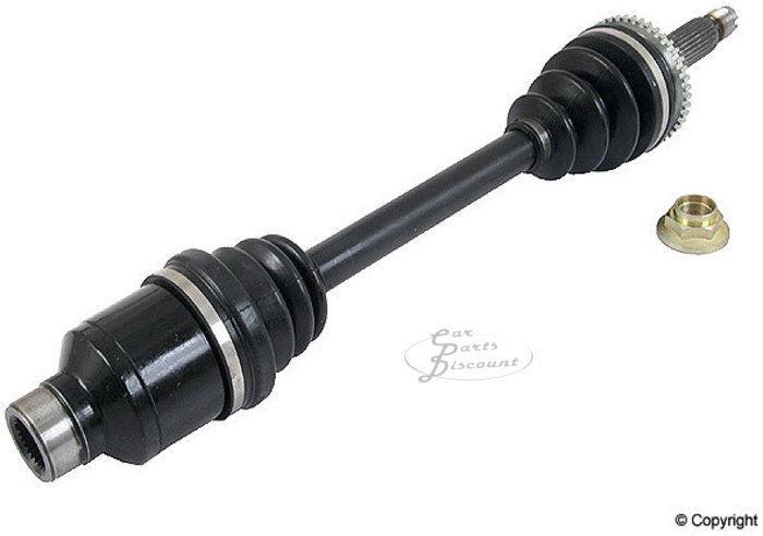 Opparts cv front axle shaft