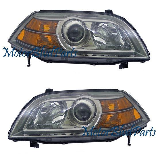 04-06 acura mdx headlamps headlights driver + passenger