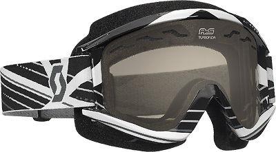 Scott recoil xi pro goggle grid lockblack/white w/acs rose lens 221334-3596108