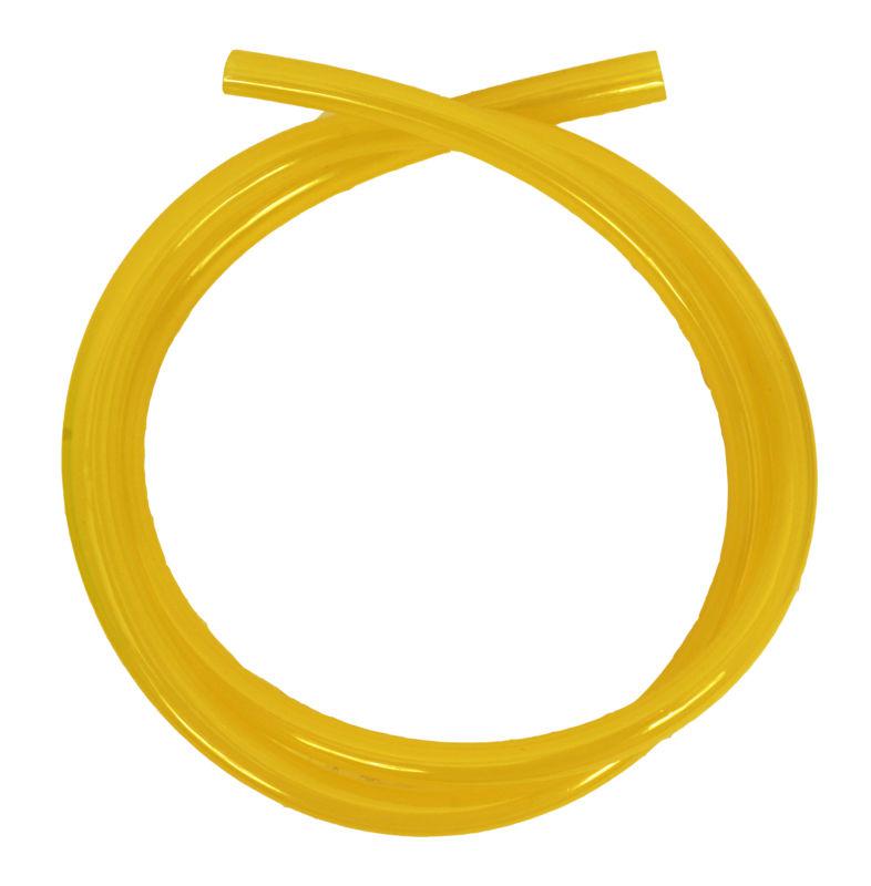 Motorcycle atv snowmobile pwc fuel line hose tube tubing ¼” id 3' long yellow