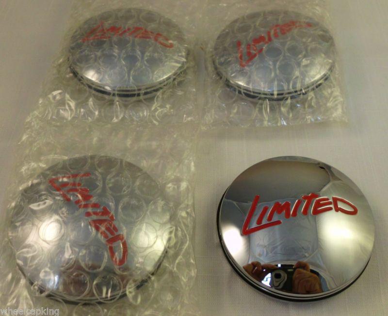 Limited by mht wheels chrome custom wheel center cap caps set of 4 # 1000-33 new