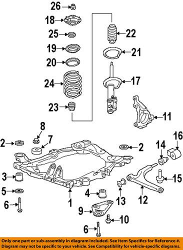 Gm oem 11516078 chassis component/suspension stabilizer bar link nut