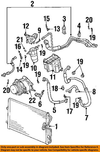 Gm oem 3094214 a/c condenser, compressor & lines-ac line o-ring