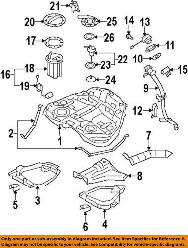 Subaru oem 42031ag000 fuel tank cap