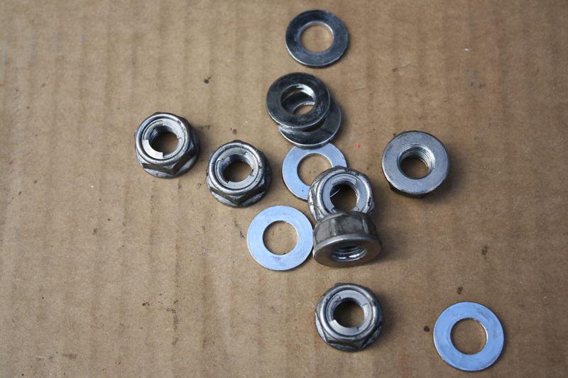 06-07 yamaha r6 rear sprocket bolts nuts 2006 2007 