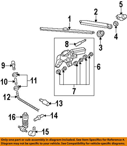 Volkswagen oem 6q6955425a windshield wiper blade/wiper blade