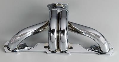 Summit racing block hugger headers chrome 1 5/8" primaries g9060-2