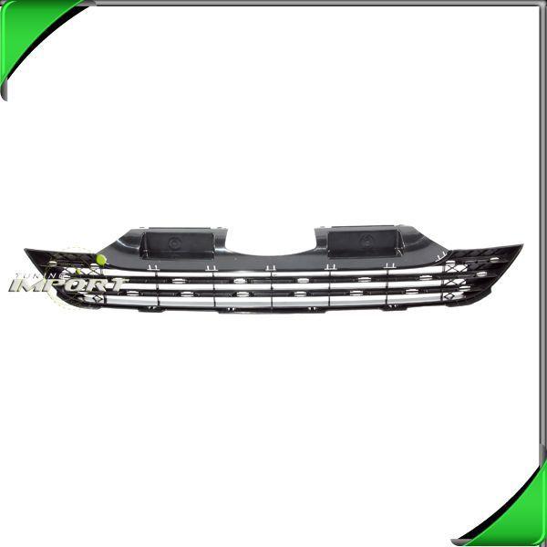 Front bumper lower grille ho1036102 matte black 2007-2009 honda crv wo trim mldg