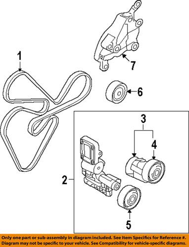 Hyundai oem 25281-25000 automatic belt tensioner assembly/belt tensioner