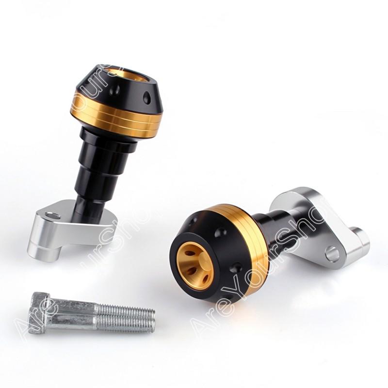 Frame sliders crash pads left right for ktm 990 duke 2007-2012 gold