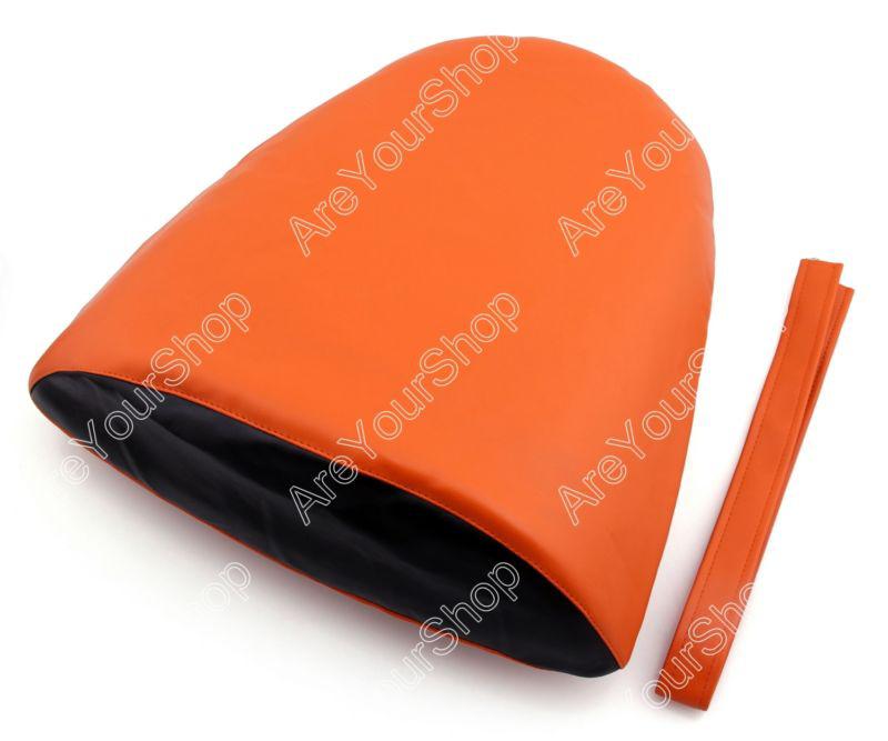 Rear pu leather seat cowl cover pillon suzuki gsxr 600/750 04-05 k4 orange