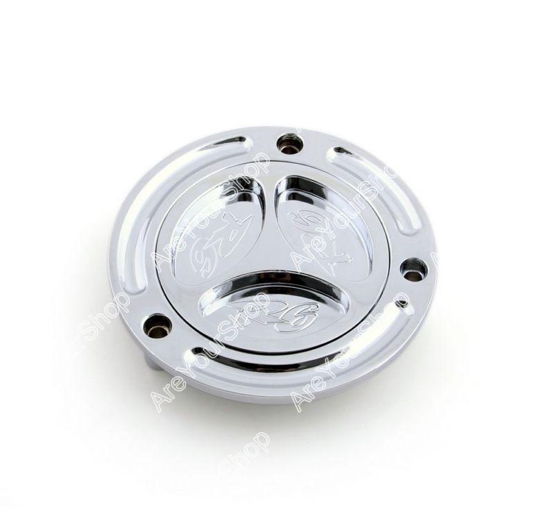 Cnc fuel gas cap fit yamaha yzf 600 r6 yzf r6 chrome