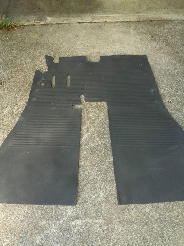 Porsche 356 front rubber floor mat, oem 