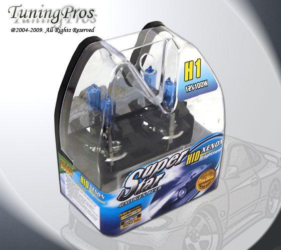 Retail box xenon hid 100w h1 high beam white light bulb