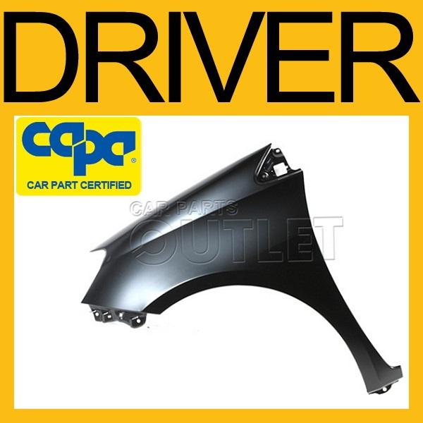 2004-2010 toyota sienna driver side front fender primed black steel xle capa l/h