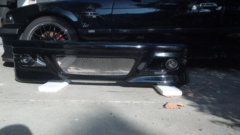 Bmw front bumper up date from a e36 to a e46 m3 w / projector fog lights