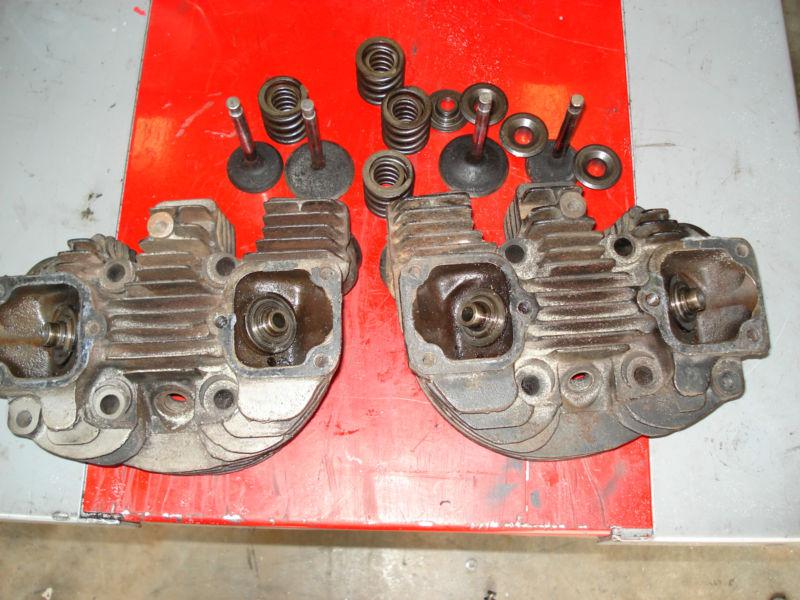 Harley 1974 1000 ironhead xl sportster engine motor cylinder heads