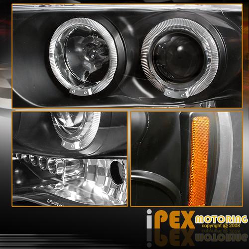 *ultra bright* 2002-2005 dodge ram 1500 2500 3500 halo led projector headlights